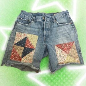 Levi's Patchwork Denim Shorts